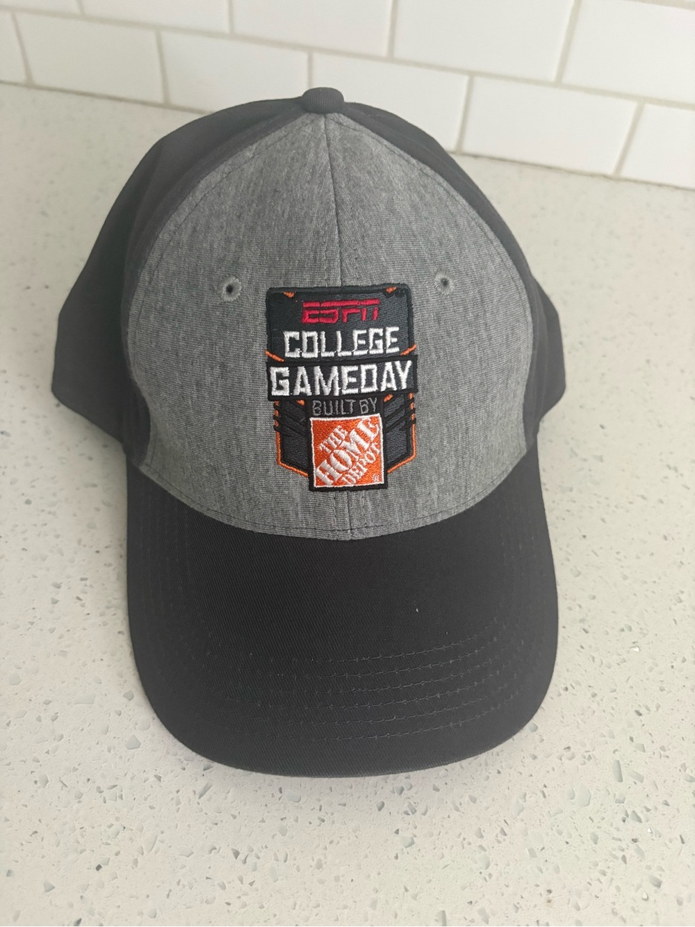 NWOT Sport-Tek ESPN College GameDay Football Hat Gray Hat